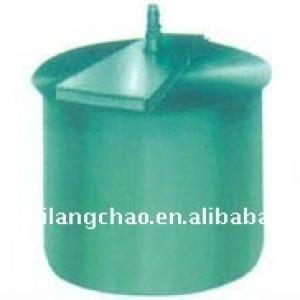 Double impeller leaching and agitating tank