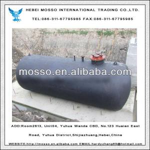 Double reinforced plate oil tank