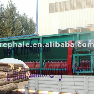 double roller fresh tree bark removing and stripping machine rephale machinery