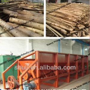 Double rollers Wood Debarker Machine//0086-15838060327