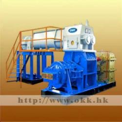 Double Vacuum Extruder Clay Brick Machine