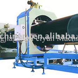 double-wall intertwine plastic big caliber drain pipe production line