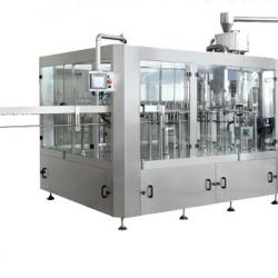 Drinking water filling and labeling plant