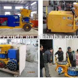 Dry mix gunite machine for construction