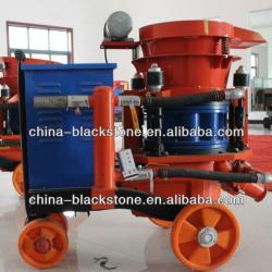 Dry-mix shotcrete machine in construction