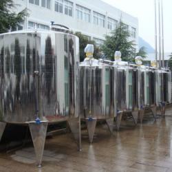 Dual-layer vertical blending storage tank series