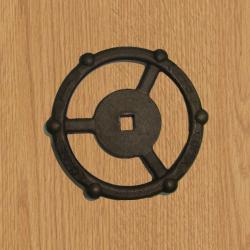 Ductile cast iron straight three-spoke handwheel for valve(manufacturer)