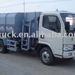 dump type garbage truck(self-discharging)on sale