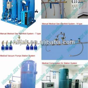 Duplicate Vacuum Pumps Plant Set for Hospital Medical Gas Pipeline System