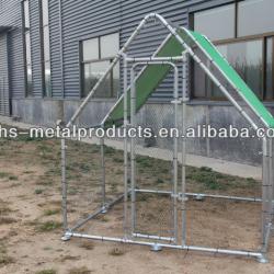 Durable galvanized steel chicken coop run