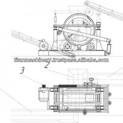 ECO-BRICK production line based on high pressure brick making machine.