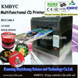 Eco solvent inkjet flatbed digital cd printer