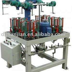 Elastic tape braiding machine