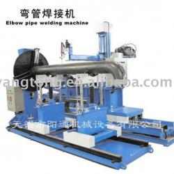 Elbow pipe welding machine