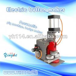 Electric button making machine, Pneumatic button maker, badge maker, pig machine