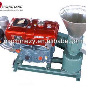 Electric/Diesel Engine Biomass Fuel/Animal Feed Flat Die Diesel Pellet Mill