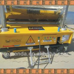 Electric Gypsum Mortar Wall Plastering Machine/EZ RENDA Auto Cement Rendering Machine for Building/Render Speed 70-100sqm/h