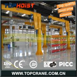 Electric jib crane with 5 ton electric chain hoist