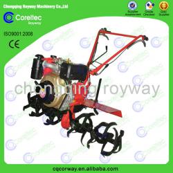 Electric starting gear diven manual rototillers for sale