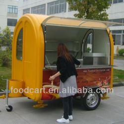 Electric tricycle food cart vending mobile food van with wheels CE&ISO9001Approval