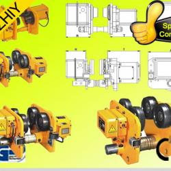 electric trolley for electric chain hoist