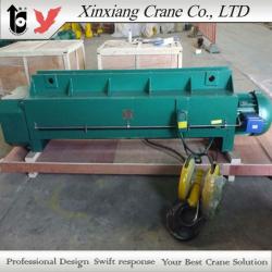 Electric wire rope hoisting winch