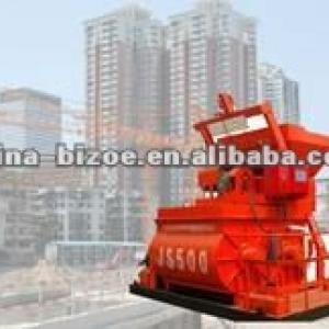 electronic portable twin shaft JS500 concrete mixer