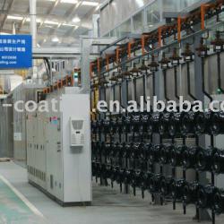 electrophoresis coating production line for steel wheel