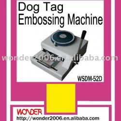 Embossing Machines,Manual Embossers,Dog tag embossing machine