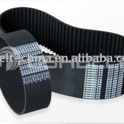 endless industrial black timing belt