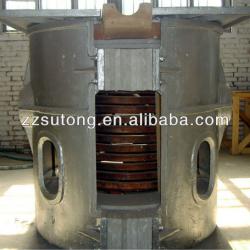 Energy Saving 350kg Medium Frequency Electric Induction Furnace for Metal Scrap Melting