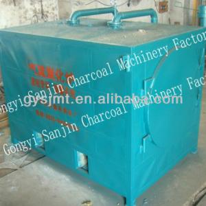 Energy saving horizontal type sawdust briquette carbonization furnace