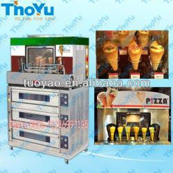 Europe style rotary oven pizza making machine