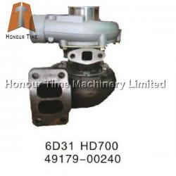 Excavator HD700 6D31 turbocharger 49179-00240