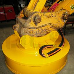 Excavator Magnet for lifting steel metal scrap