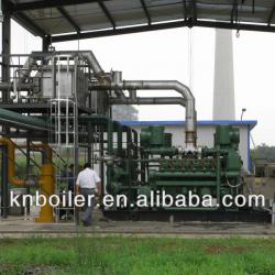 exhaust heat boiler for biogas electricity generator