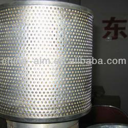 Expanded steel filter drain filter cloth