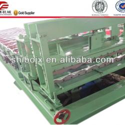 Export 1100 Type Retro Arc steel roofing plates forming machine Made in China