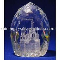 Exquisite 3D laser crystal