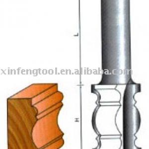 Face Moulding Bits with different arc knife