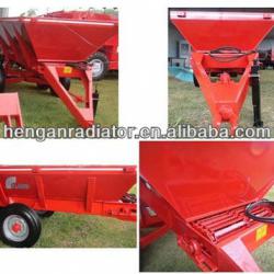 farm trailer fertilizer spreader for 60-90hp tractor