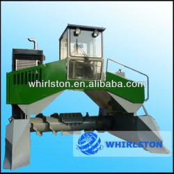 FD 3500 full hydraulic compost turning machine for organic fertilizer aerobic fermentation