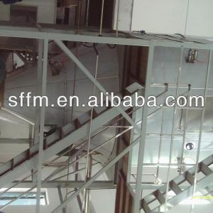 Fermentation residue production line