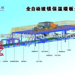 Fiber cement board panel machine line