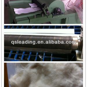 fiber opening and carding machine