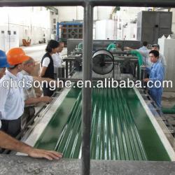 Fiberglass sheet machine