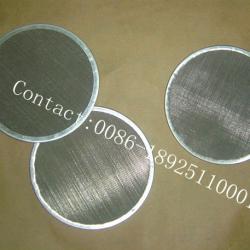 Filter Grade Wire Mesh Filter Disc(factory in Guangzhou)