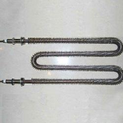 Finned cartridge heater