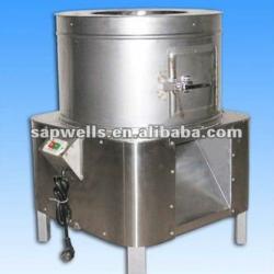 Fish scale peeling machine