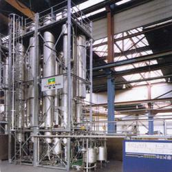 Five-effect falling film evaporator